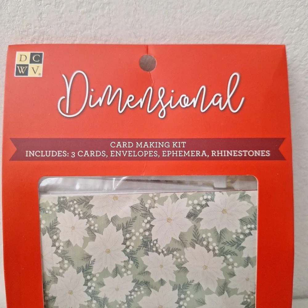 American Crafts Christmas Card Making Kit, DIY Crafting Set, NEW, Retired